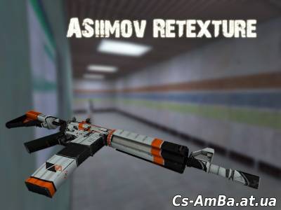 Модель оружия M4A1 Asiimov для CS 1.6