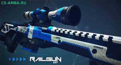 AWP в стиле Railgun для cs 1.6