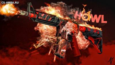 Модель m4a4 Howl (HD) для CS 1.6