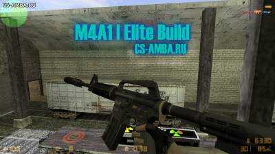 Модель оружия M4A1 - Elite Build для cs 1.6