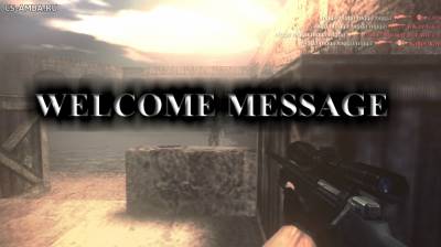 Плагин Welcome Message