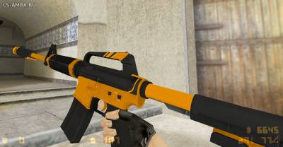 M4A1-S - ATOMIC ALLOY [HD] для CS 1.6