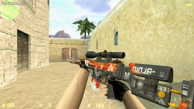 Модель SCAR-20 Blood-Sport для CS 1.6