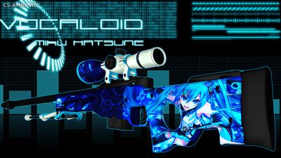 AWP Hatsune Miku для CS:GO