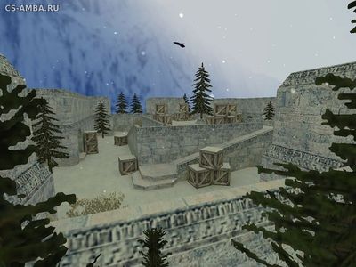 Карта aim_ice_deagle (зимняя) для Cs 1.6