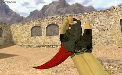 Karambit - Crimson Web в [HD] для CS 1.6