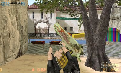 Модель Deagle «Dragon Lore» HD - для CS 1.6