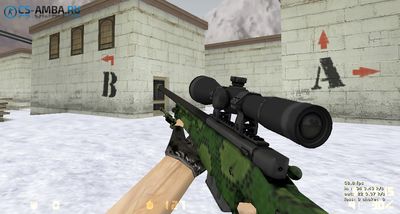 AWP «Гадюка» для Cs 1.6 с анимацией осмотра!