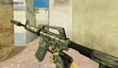 Модель M4a1 «Dark Water» HD для cs 1.6