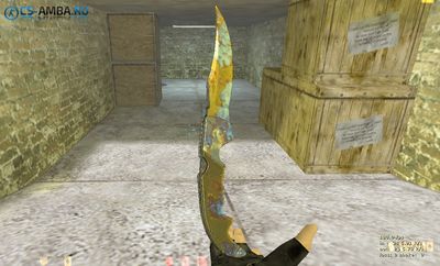 KNIFE FALCHION «ЗАКАЛКА» ДЛЯ CS 1.6