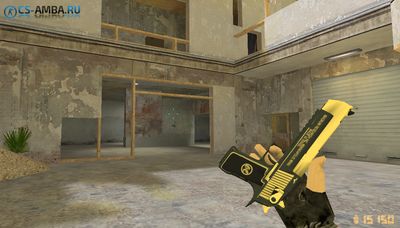 Модель Deagle | Gold: с анимацией осмотра для CS 1.6