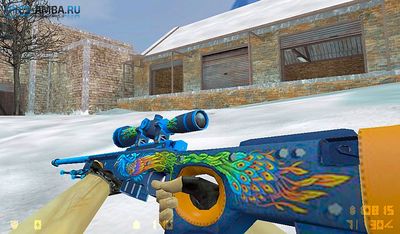 AWP | Furious Peacock [HD] для CS 1.6