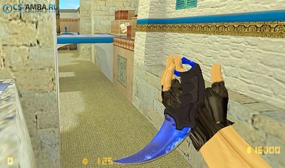 Нож Karambit «Doopler» [Phase 4] для CS 1.6