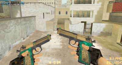 Dual Berettas - Golden Venice для cs 1.6