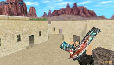 Модель HD [Desert Eagle - Jungle] для CS 1.6