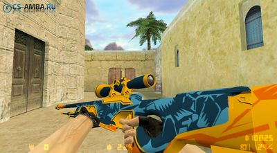 AWP - Blue Angel [HD] для CS 1.6