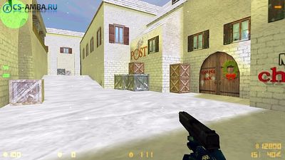 Карта De_Inferno_Snow для cs1.6