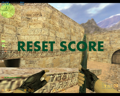 Чистый плагин Reset Score для серверов CS 1.6