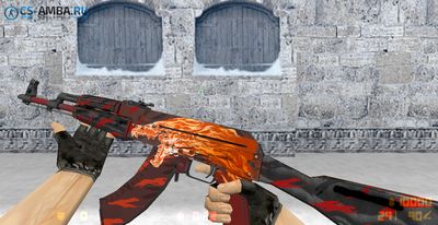 AK-47 | Howl (HD) для CS 1.6