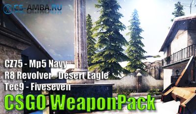 Плагин «CS:GO | Weapon pack» для CS 1.6