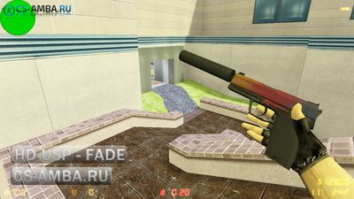 Модель HD: USP «Fade — Градиент» для Cs 1.6