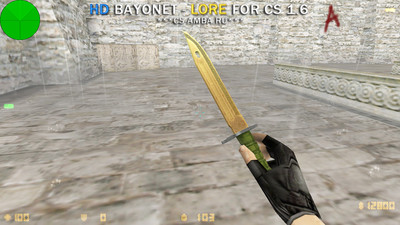 Модель ножа Bayonet «Lore — Знания» для Cs 1.6