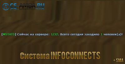 Система «Infoconnects» для сервера cs 1.6