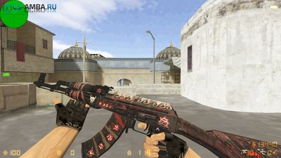 Модель HD AK-47 «Demon Hunter» из CS:GO для CS 1.6