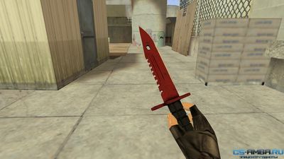 Модель ножа Full HD «M9 Bayonet - Crimson Web» для CS 1.6