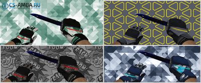 Перчатки Moto Gloves из csgo для cs 1.6