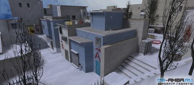 Зимняя карта из CS:GO «De_Mirage» для CS 1.6