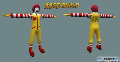 Модель игрока (McDonald) для CS 1.6