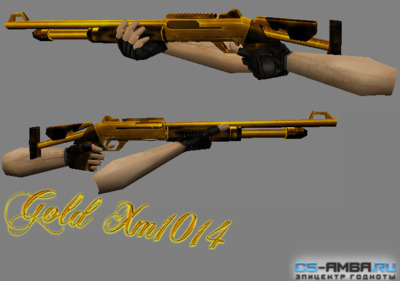 Gold Xm1014 для Counter-Strike 1.6