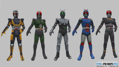 Пак моделей Kamen Rider Original для CS 1.6