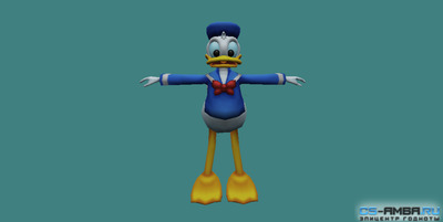 Модель персонажа Donald Duck для CS 1.6