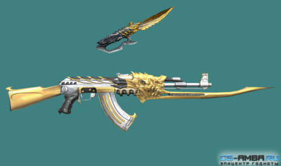 Crossfire | Knife Born Beast - AK-47 Beast [Gold]