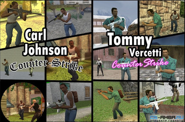 Carl Johnson & Tommy Vercetti 2в1 for cs 1.6