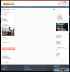 Стильный шаблон на тематику CS 1.6 для UCOZ