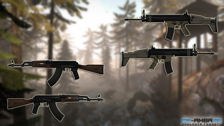 Left 4 Dead 2 Style AK & M16