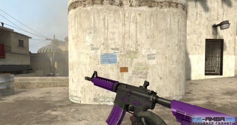 Модель M4A4 «Ultraviolet» для CSS